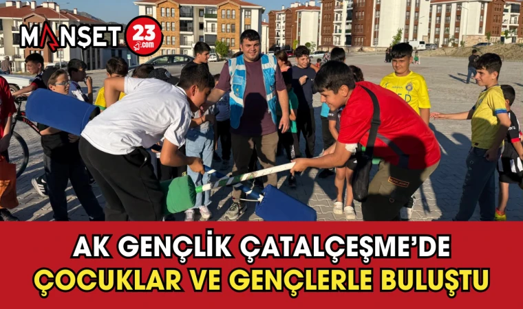 AK Gençlik Çatalçeşme’de Çocuklar ve Gençlerle Buluştu