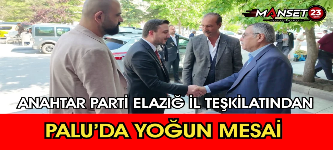 Anahtar Parti İl Teşkilatından Palu’da Yoğun Mesai