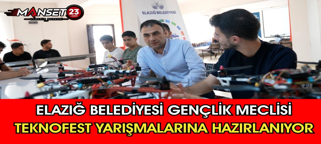 Elazığ Belediyesi Gençlik Meclisi TEKNOFEST Yarışmalarına Hazırlanıyor