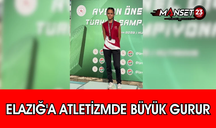 Elazığ'a Atletizmde Büyük Gurur