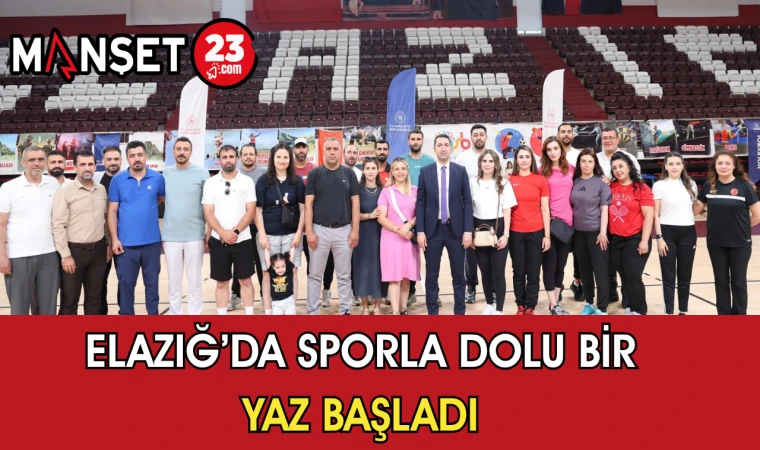 Elazığ’da Sporla Dolu Bir Yaz Başladı