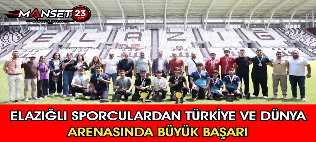 Elazığlı Sporculardan Türkiye Ve Dünya Arenasında Büyük Başarı
