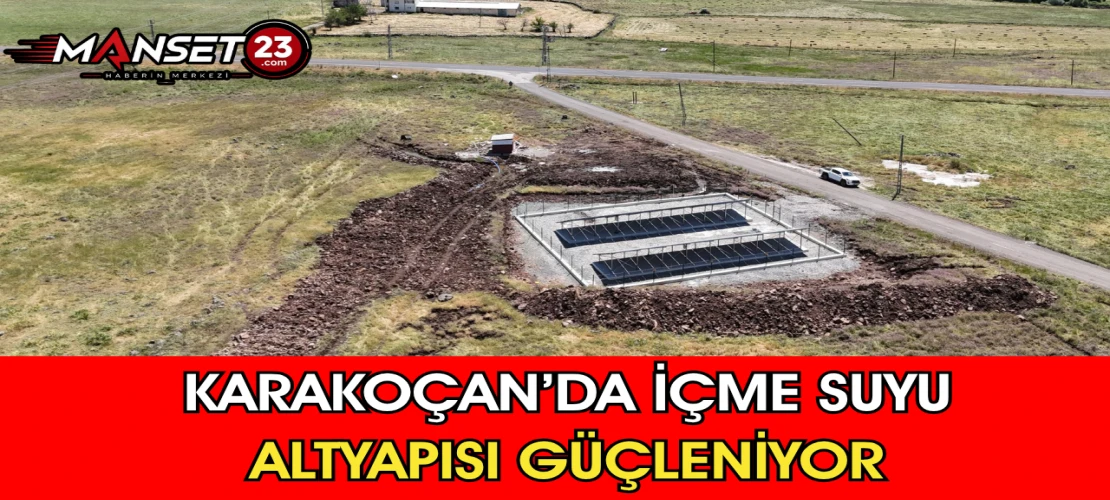 Karakoçan’da İçme Suyu Altyapısı Güçleniyor