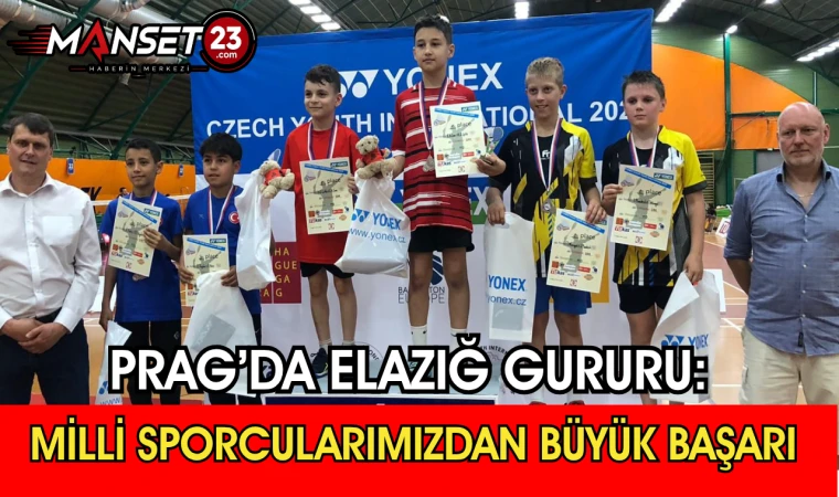 Prag’da Elazığ Gururu: Milli Sporcularımızdan Büyük Başarı 