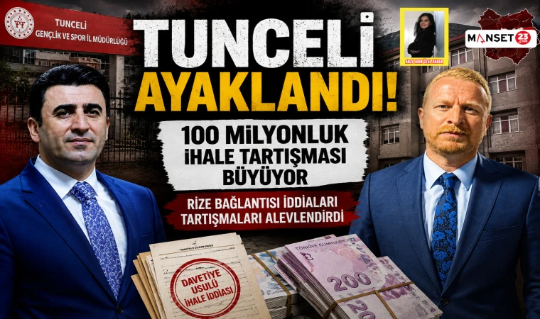 TUNCELİ AYAKLANDI: 100 MİLYONLUK İHALE TARTIŞMASI BÜYÜYOR