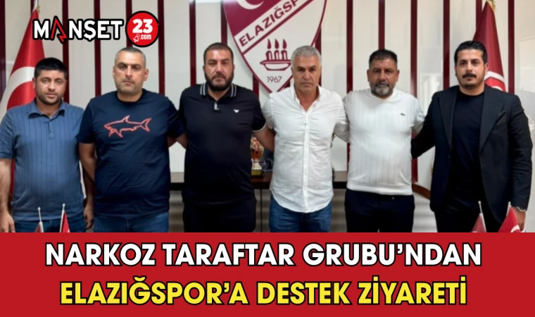 Narkoz Taraftar Grubu’ndan Elazığspor’a Destek Ziyareti