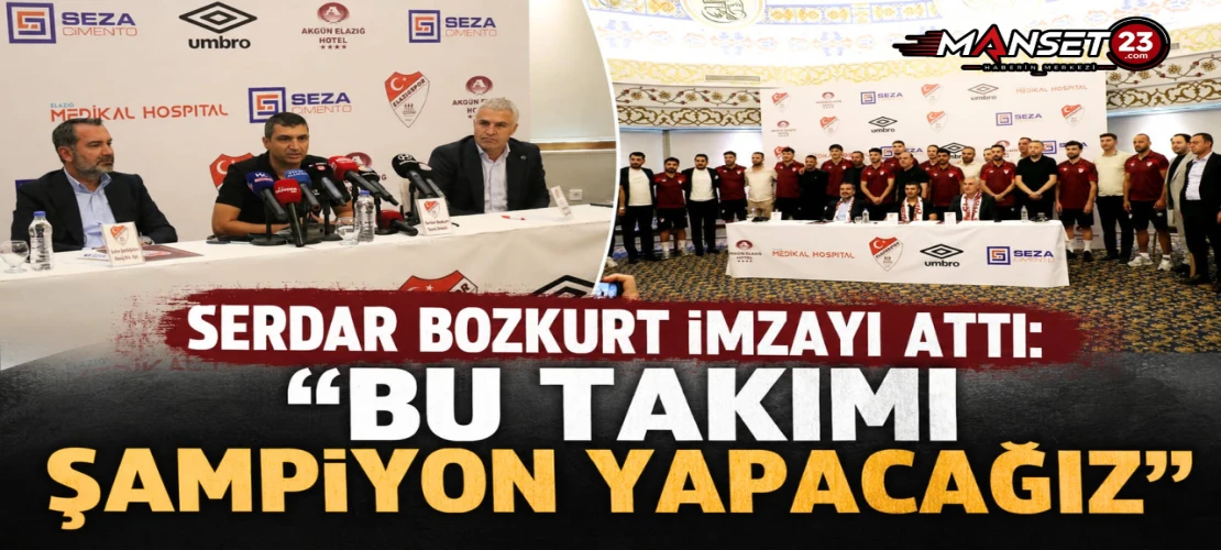 Serdar Bozkurt İmzayı Attı: "Bu Takımı Şampiyon Yapacağız"