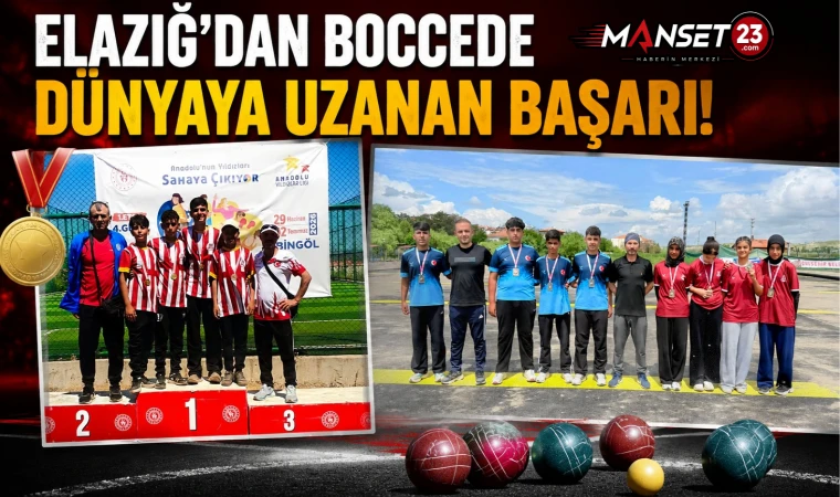 Elazığ’dan Boccede Dünyaya Uzanan Başarı