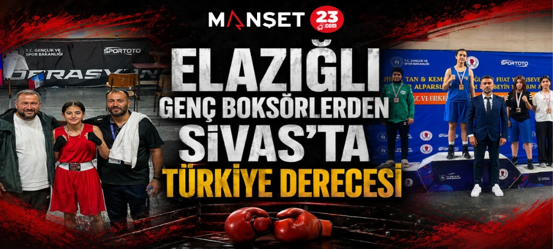 Elazığlı Genç Boksörlerden Sivas’ta Türkiye Derecesi