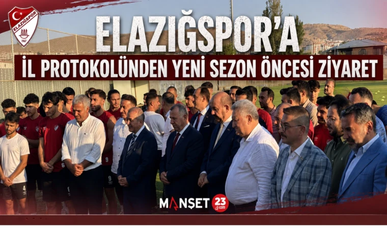 Elazığspor’a İl Protokolünden Yeni Sezon Öncesi Ziyaret