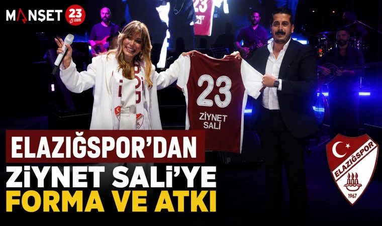 Elazığspor’dan Ziynet Sali’ye Forma ve Atkı