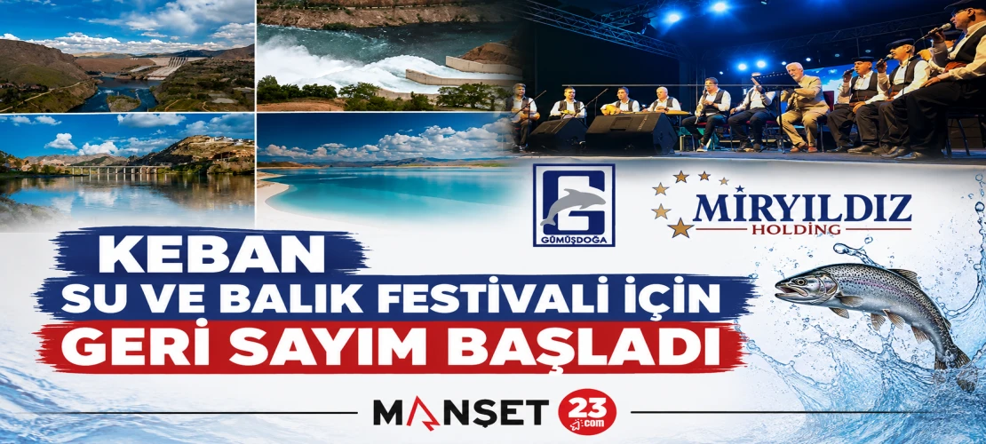 Keban Su ve Balık Festivali İçin Geri Sayım Başladı