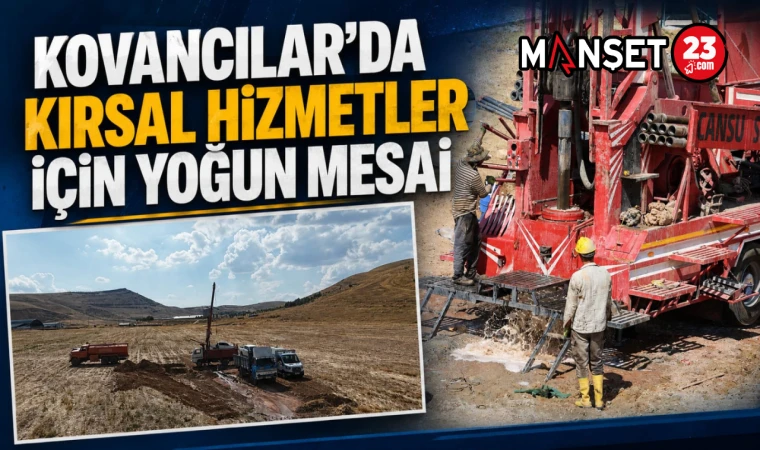 Kovancılar’da Kırsal Hizmetler İçin Yoğun Mesai