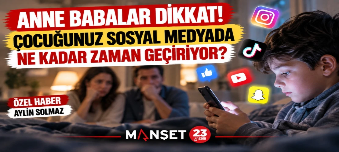 Anne Babalar Dikkat! Çocuğunuz Sosyal Medyada Ne Kadar Zaman Geçiriyor?