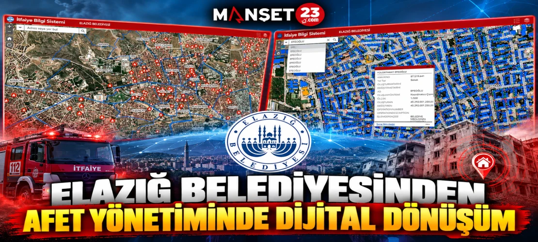 Elazığ Belediyesinden Afet Yönetiminde Dijital Dönüşüm