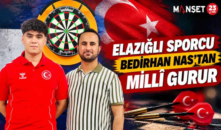 Elazığlı Sporcu Bedirhan Nas’tan Millî Gurur