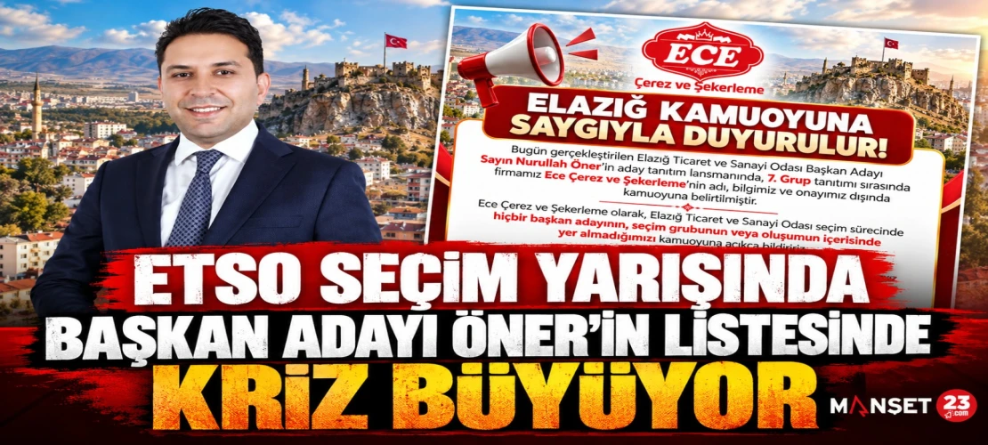 ETSO SEÇİM YARIŞINDA BAŞKAN ADAYI ÖNER’İN LİSTESİNDE KRİZ BÜYÜYOR