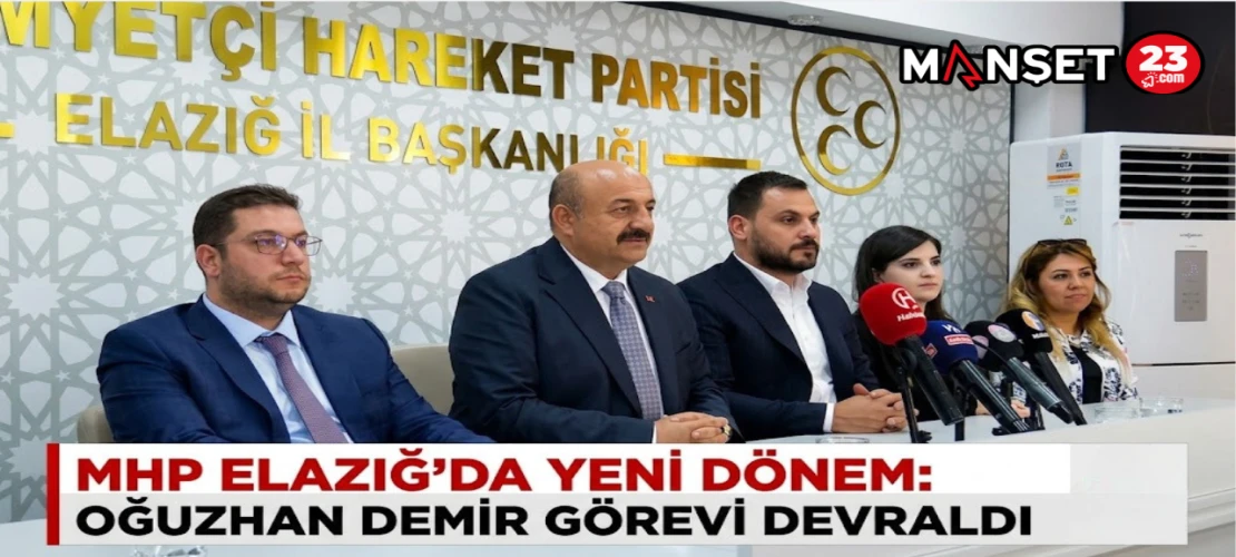 MHP Elazığ’da Yeni Dönem: Oğuzhan Demir Görevi Devraldı