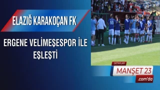 Elazığ Karakoçan FK, Ergene Velimeşespor ile Eşleşti