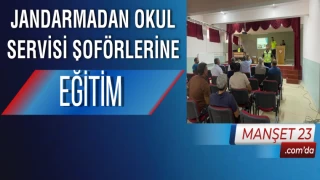 Jandarmadan Okul Servisi Şoförlerine Eğitim