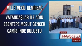 Milletvekili Demirbağ, Vatandaşlar İle Ağın Esentepe Mesut Gencer Camisi’nde Buluştu