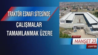 Traktör Esnafı Sitesinde Çalışmalar Tamamlanmak Üzere