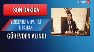 Yeniden Refah Partisi Elazığ İl Başkanı Av. Erhun Karakuş Görevden Alındı