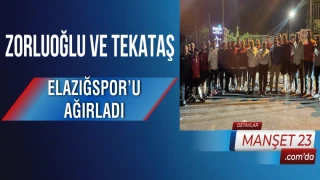 Zorluoğlu ve Tekataş Elazığspor’u Ağırladı