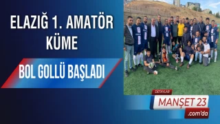 Elazığ 1. Amatör Küme Bol Gollü Başladı