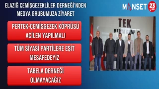 Elazığ Çemişgezekliler Derneği’nden Medya Grubumuza Ziyaret