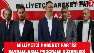 Milliyetçi Hareket Partisi Bayramlaşma Programı Düzenledi