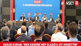 Bakan Kurum: “Ben Kendimi Hep Elazığ’a Ait Hissettim”