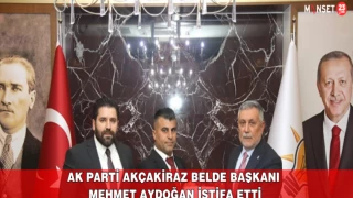 AK Parti Akçakiraz Belde Başkanı Mehmet Aydoğan İstifa Etti