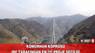 Kömürhan Köprüsü, IRF Tarafından En İyi Proje Seçildi