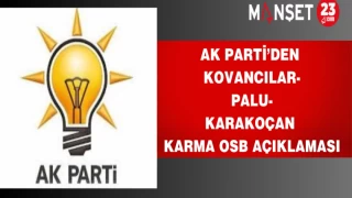 AK Parti’den Kovancılar-Palu-Karakoçan Karma OSB Açıklaması