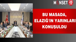 Bu masada Elazığ'ın yarınları konuşuldu