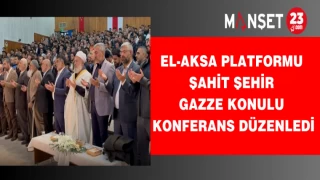 El-Aksa Platformu Şahit Şehir Gazze Konulu Konferans Düzenledi