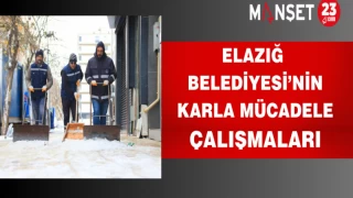 Elazığ Belediyesi’nin Karla Mücadele Çalışmaları