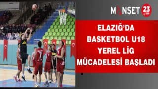 Elazığ’da Basketbol U18 Yerel Lig Mücadelesi Başladı