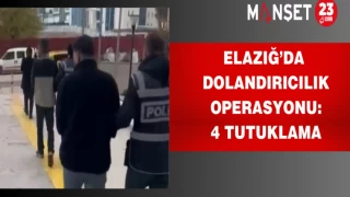 Elazığ’da Dolandırıcılık Operasyonu: 4 Tutuklama