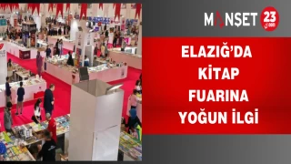 Elazığ’da kitap fuarına yoğun ilgi