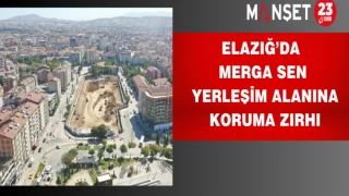 Elazığ’da Merga Sen Yerleşim alanına koruma zırhı