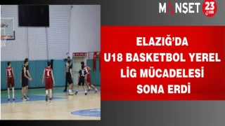 Elazığ’da U18 basketbol yerel lig mücadelesi sona erdi