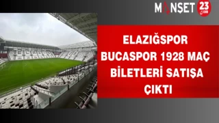 Elazığspor - Bucaspor 1928 maç biletleri satışa çıktı