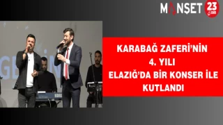 Karabağ Zaferi’nin 4. Yılı Elazığ’da Bir Konser İle Kutlandı