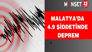 Malatya’da 4.9 Şiddetinde Deprem