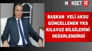 Başkan Aksu Güncellenen YKS Kılavuz Bilgilerini Değerlendirdi