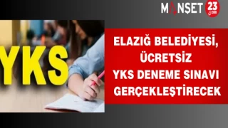 Elazığ Belediyesi, ücretsiz YKS deneme sınavı gerçekleştirecek