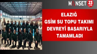 Elazığ GSİM Su Topu Takımı Devreyi Başarıyla Tamamladı