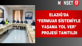 Elazığ’da “Fermuar Sistemiyle Yaşama Yol Ver” Projesi Tanıtıldı